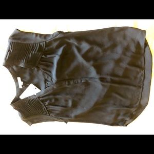 Black see through blouse - new with tags
